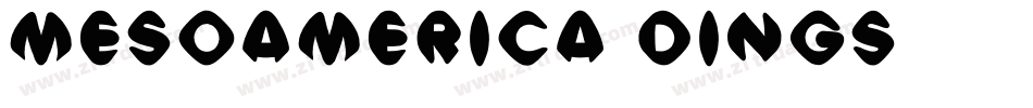 MesoAmerica Dings字体转换